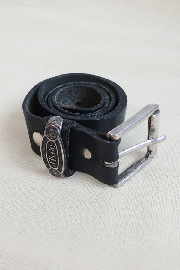 Vintage Belt - Diesel Black Leather