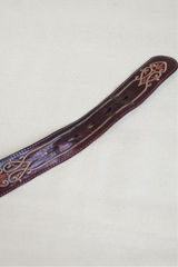 Vintage Belt - Deep Brown Embroidery