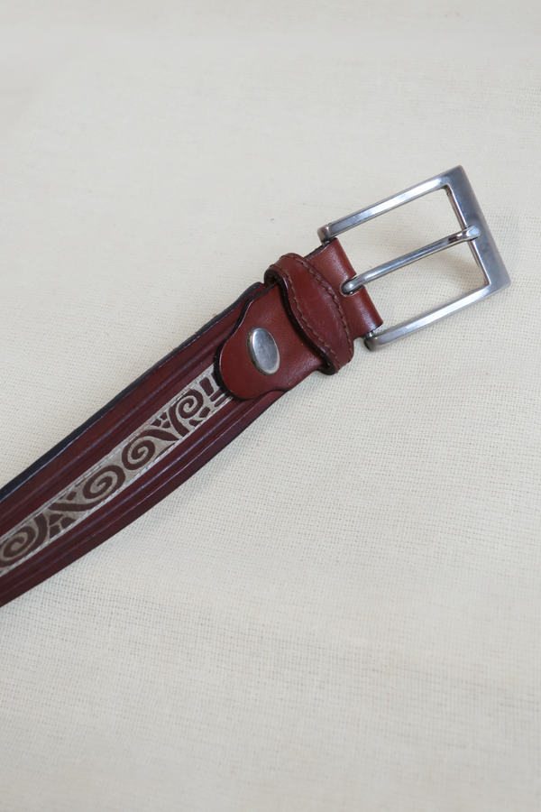 Vintage Belt - Spiral Embroidery