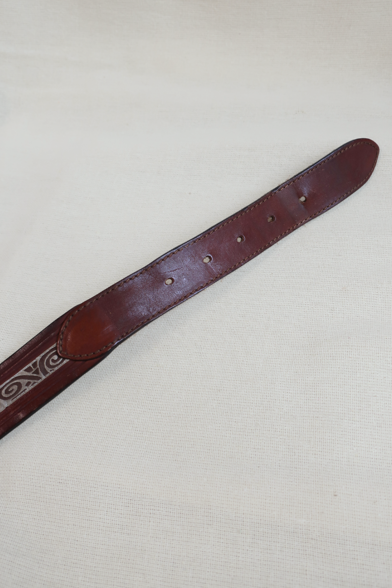 Vintage Belt - Spiral Embroidery