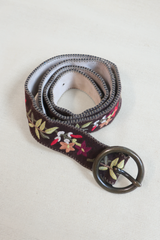 Vintage Belt - Embroidered Flower Garland