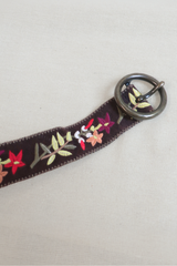 Vintage Belt - Embroidered Flower Garland