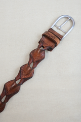 Vintage Belt - Braided Leather