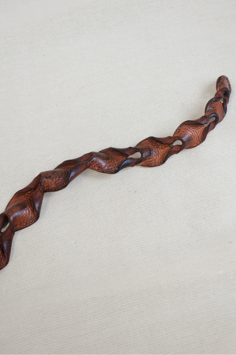 Vintage Belt - Braided Leather