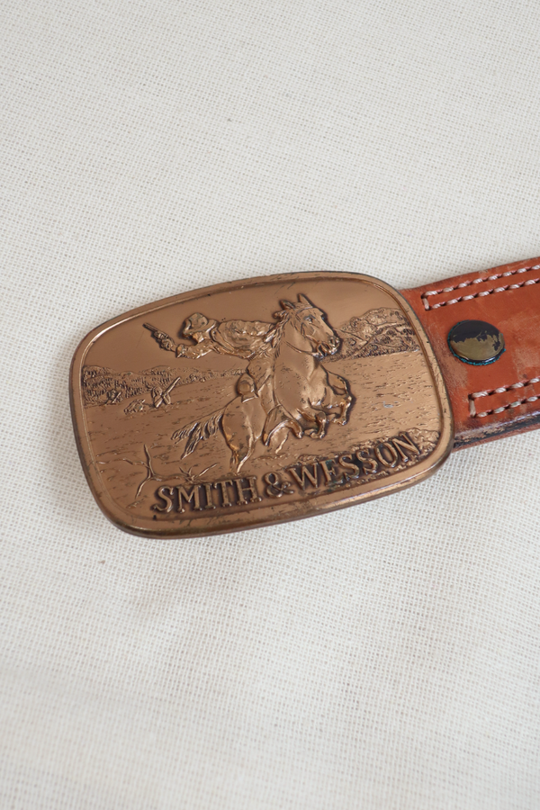 Vintage 70s Belt - Smith & Wesson