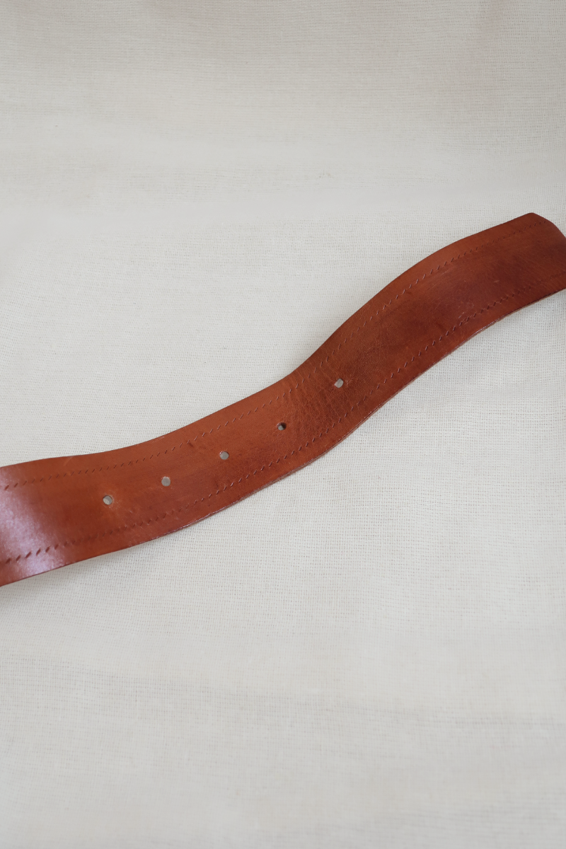 Vintage Belt - Antique Pirate Ship