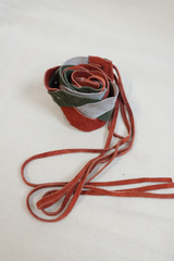 Vintage Belt - Earthy Braided Suede