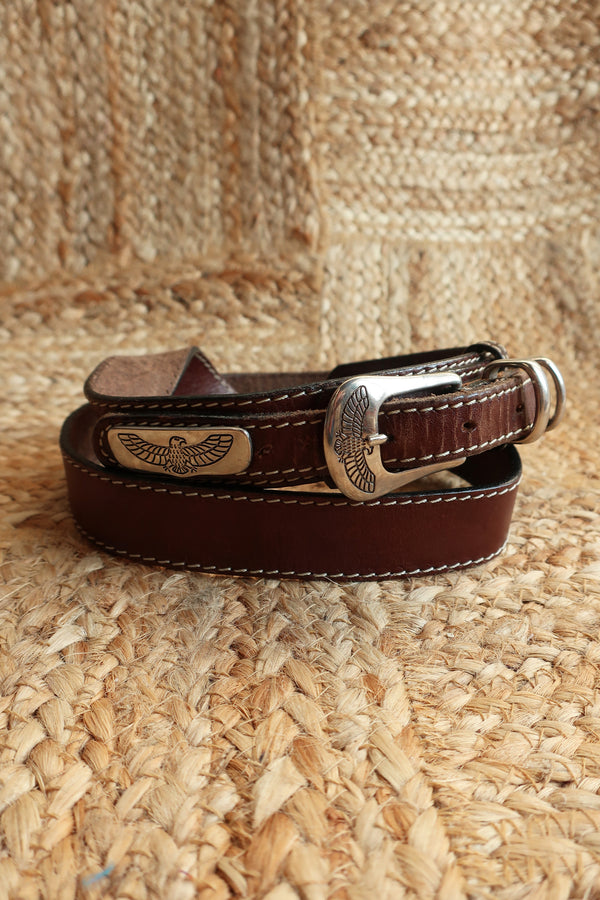 Vintage Belt - Free Eagle Studded Leather by All About Audrey