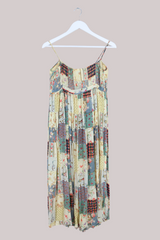 Vintage 90s Sundress - Patchwork Floral Print - Size M by All About Audrey