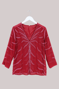 Vintage Top - Garnet Vines - Size M/L