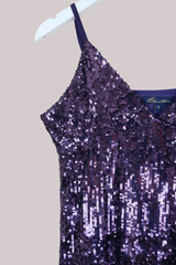 Vintage Top - Amethyst Sequins - Size S/M