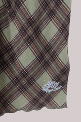 Vintage Top - Olive Plaid - Size S