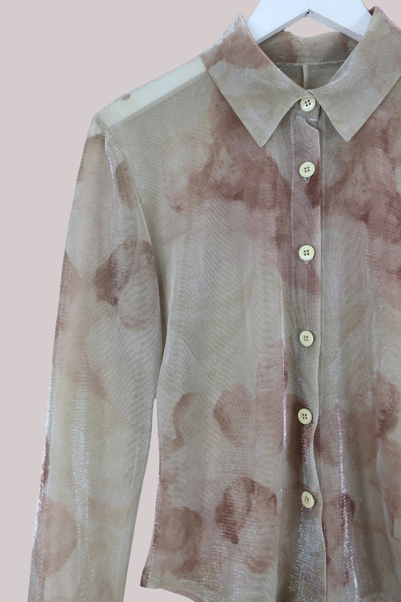 Vintage Top - Pearlescent Beige - Size L