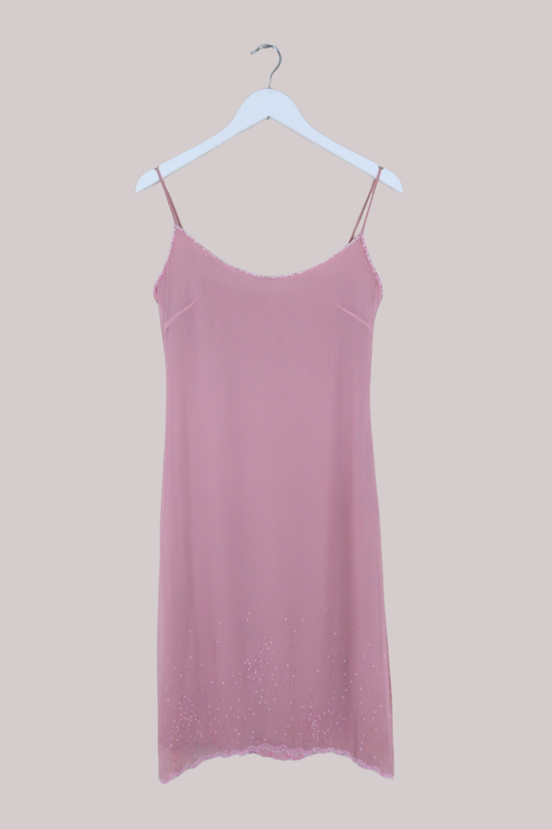 Vintage Dress - Bubble Pink - Size S/M