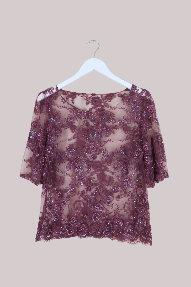 Vintage Top - Orchid Shimmer - Size M/L