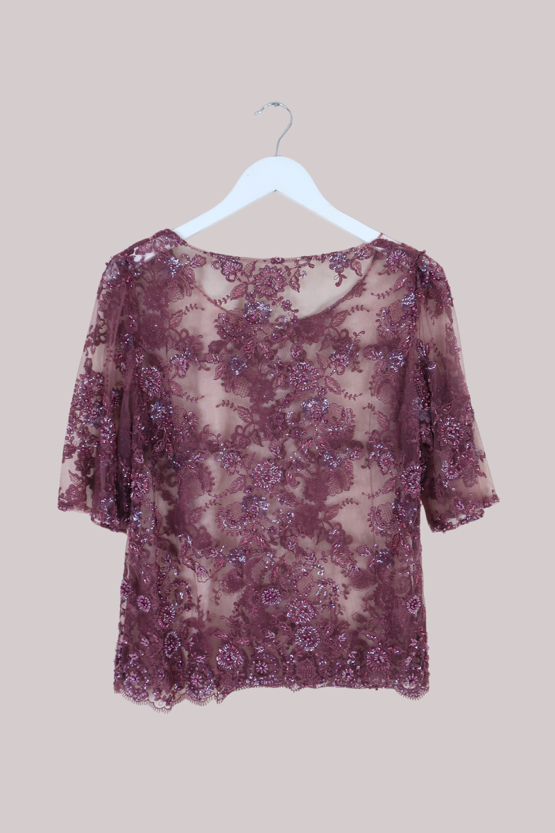 Vintage Top - Orchid Shimmer - Size M/L