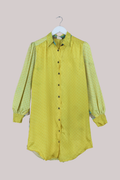 Bonnie Shirt Dress - Limoncello Polka Dots - Size M/L