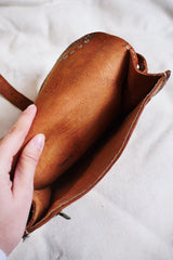 Vintage Studded Coin Satchel Bag