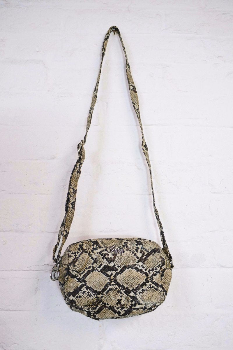 Vintage Y2k Snake Effect Side bag by All About Audrey