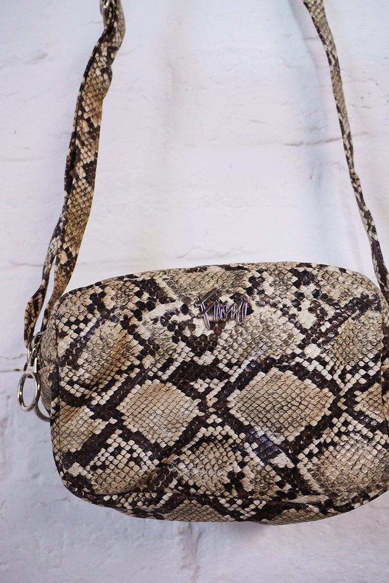 Vintage Y2k Snake Effect Side bag by All About Audrey