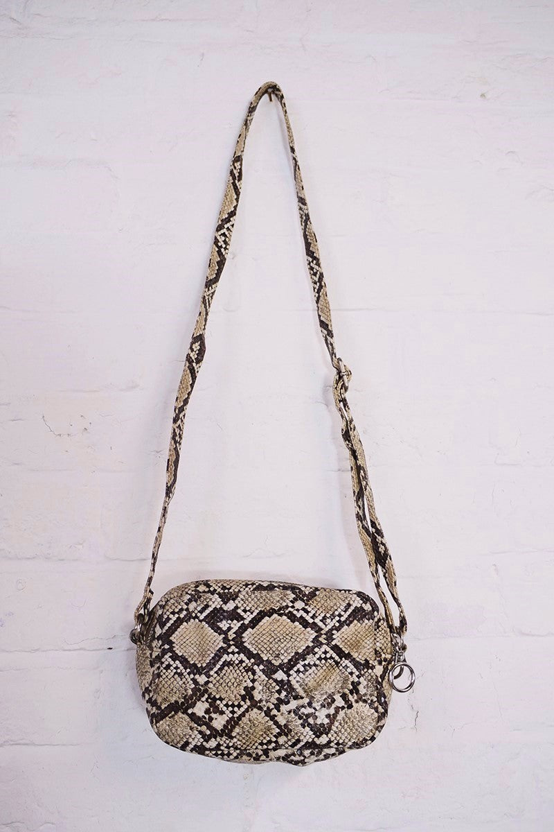 Vintage Y2k Snake Effect Side bag by All About Audrey