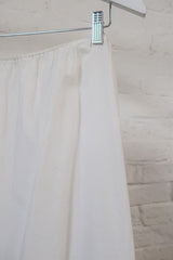 Vintage Skirt - White Lace Frill Midi - Size M/L - L/XL