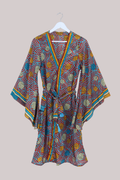 Gemini Kimono in Abstract Stained Glass - Size M