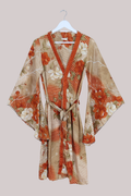 Gemini Kimono in Sunrise On The Garden - Size m/l