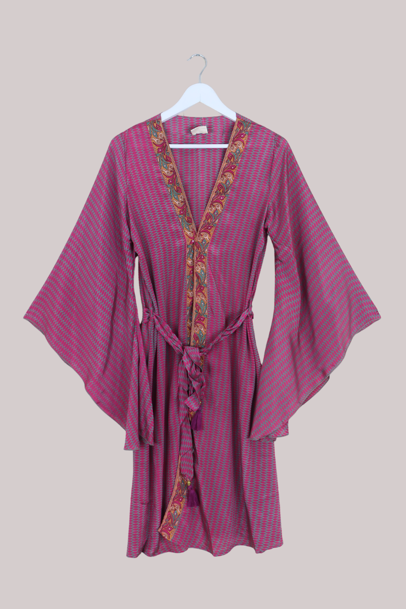 Gemini Kimono in Hot Pink - Size M/L