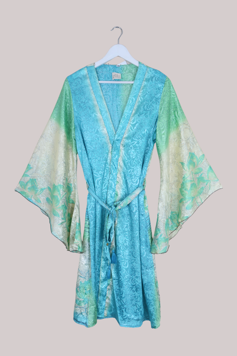 Gemini Kimono in Lilypad Lake - Size L/XL