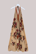 Athena Recycled Sari Maxi Dress in September Sunset - Free Size M/L