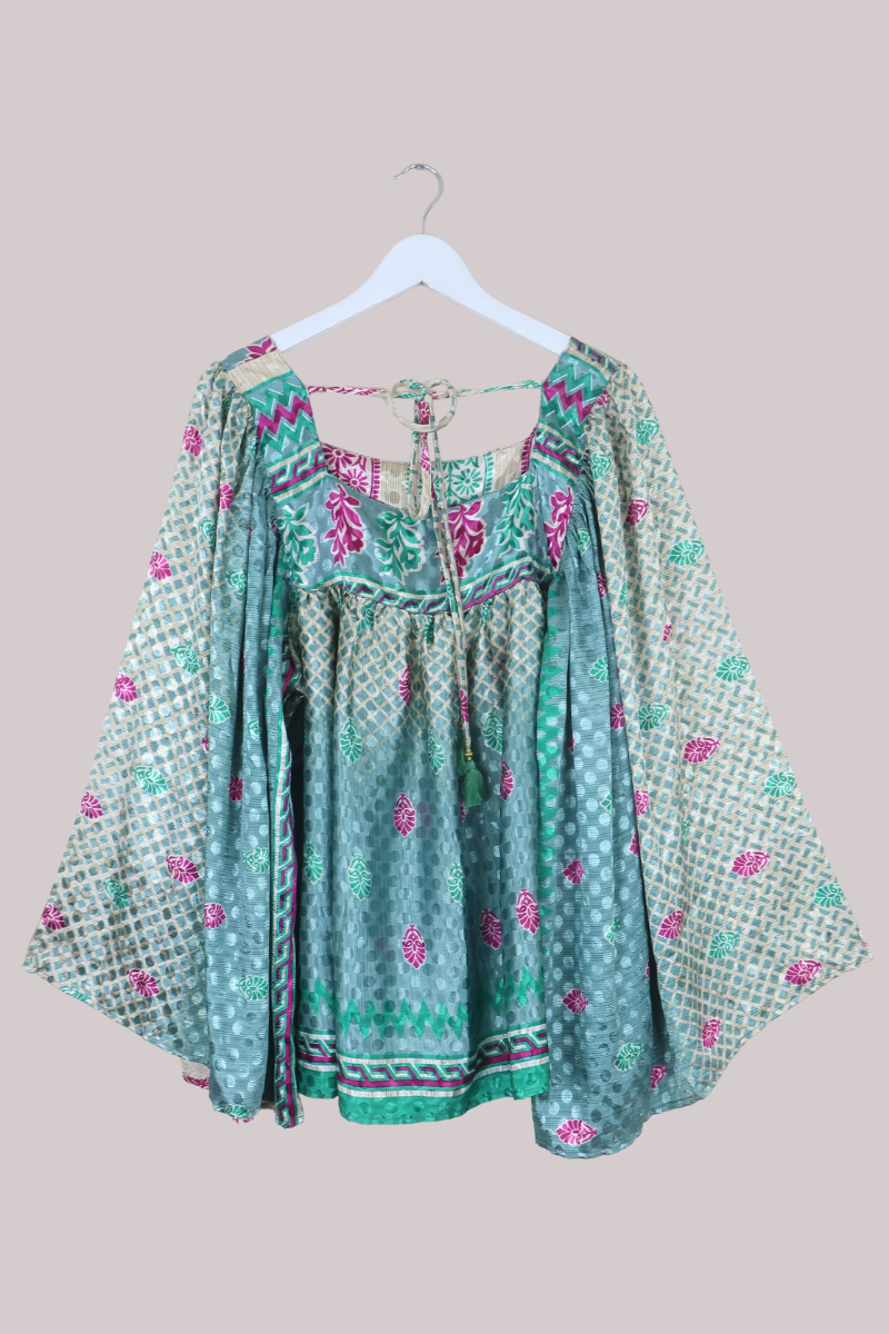 Honey Top in Shimmering Lake Green - Free Size