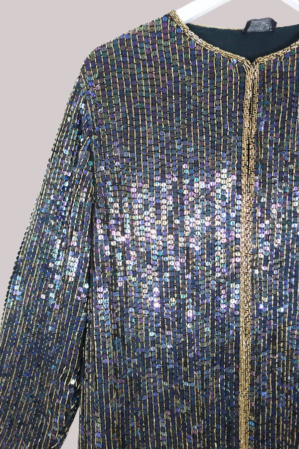 Vintage Jacket - Tourmaline Shimmer - Size L