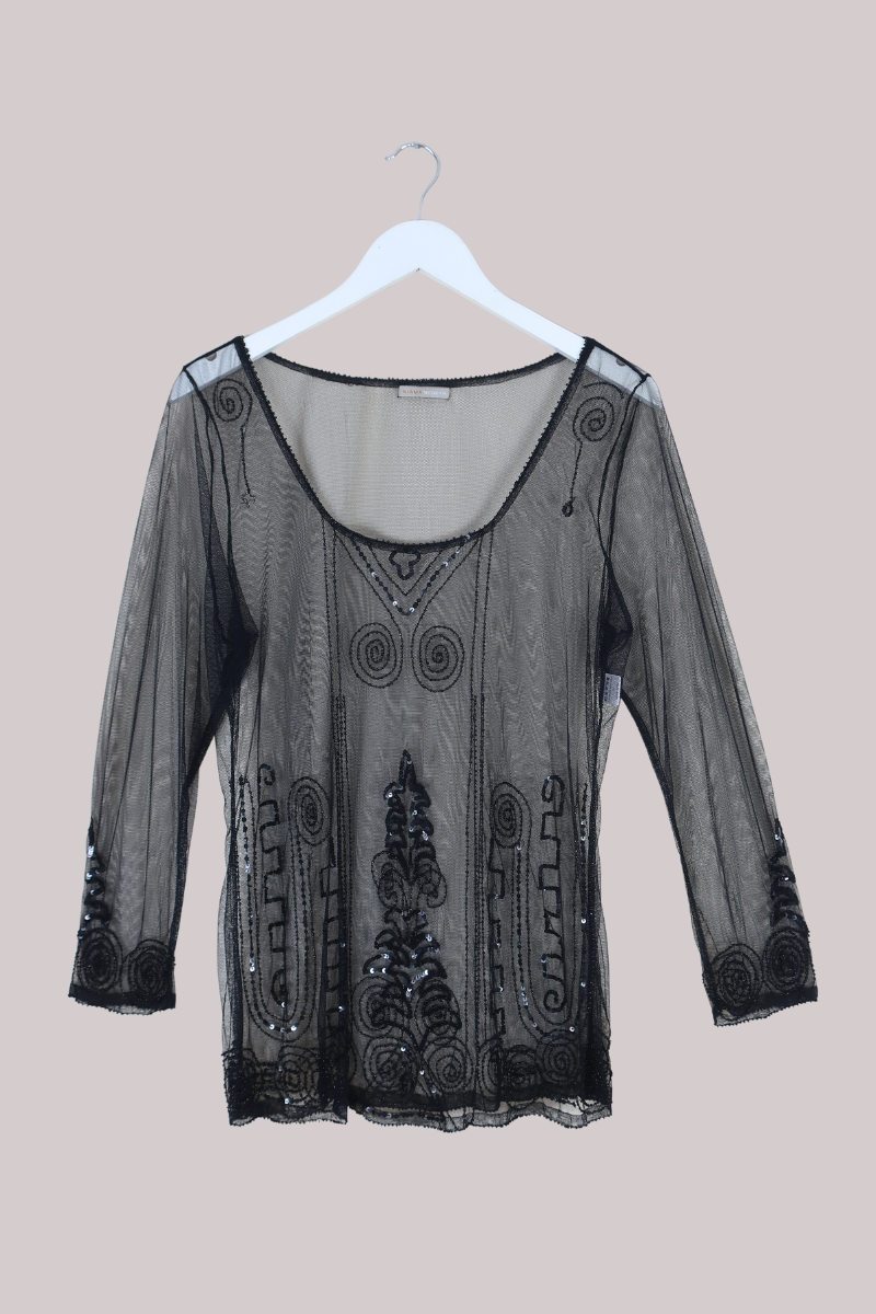 Vintage Top - Sheer Opulence - Size XXXL