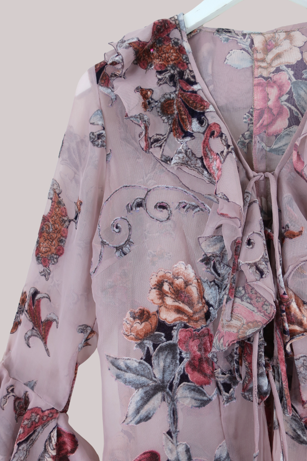 Vintage Top - Lilac Florals - Size M/L