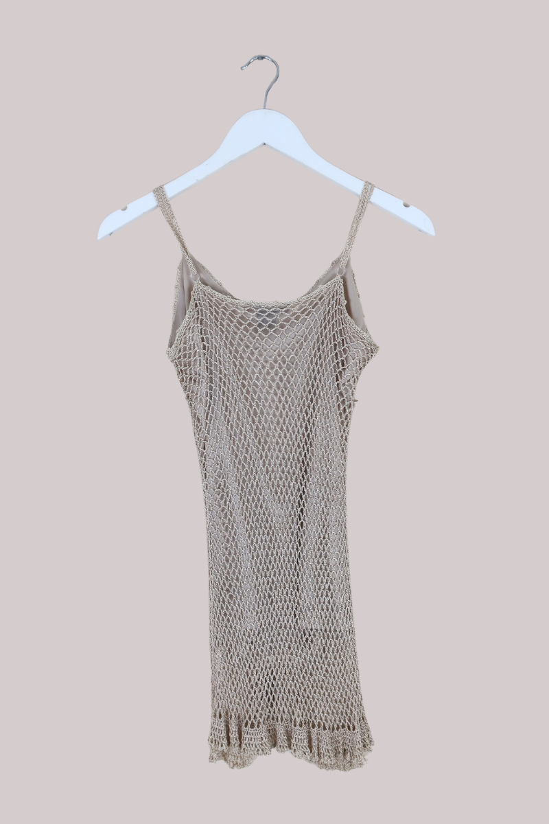 Vintage Top - Champagne Crochet - Size S/M