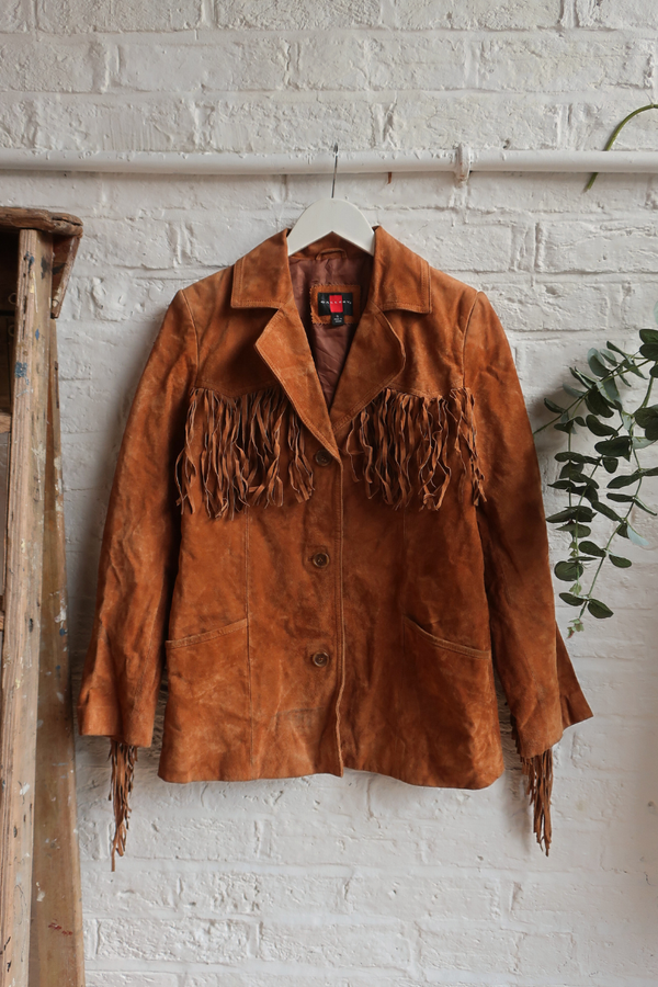 Vintage Coat - Tasseled Cowgirl - Size S