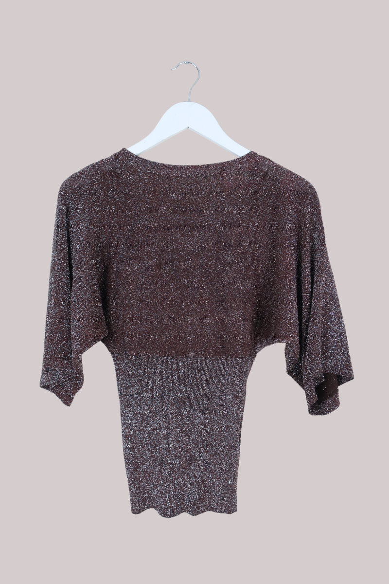 Vintage Top - Mauve Shimmer - Size L