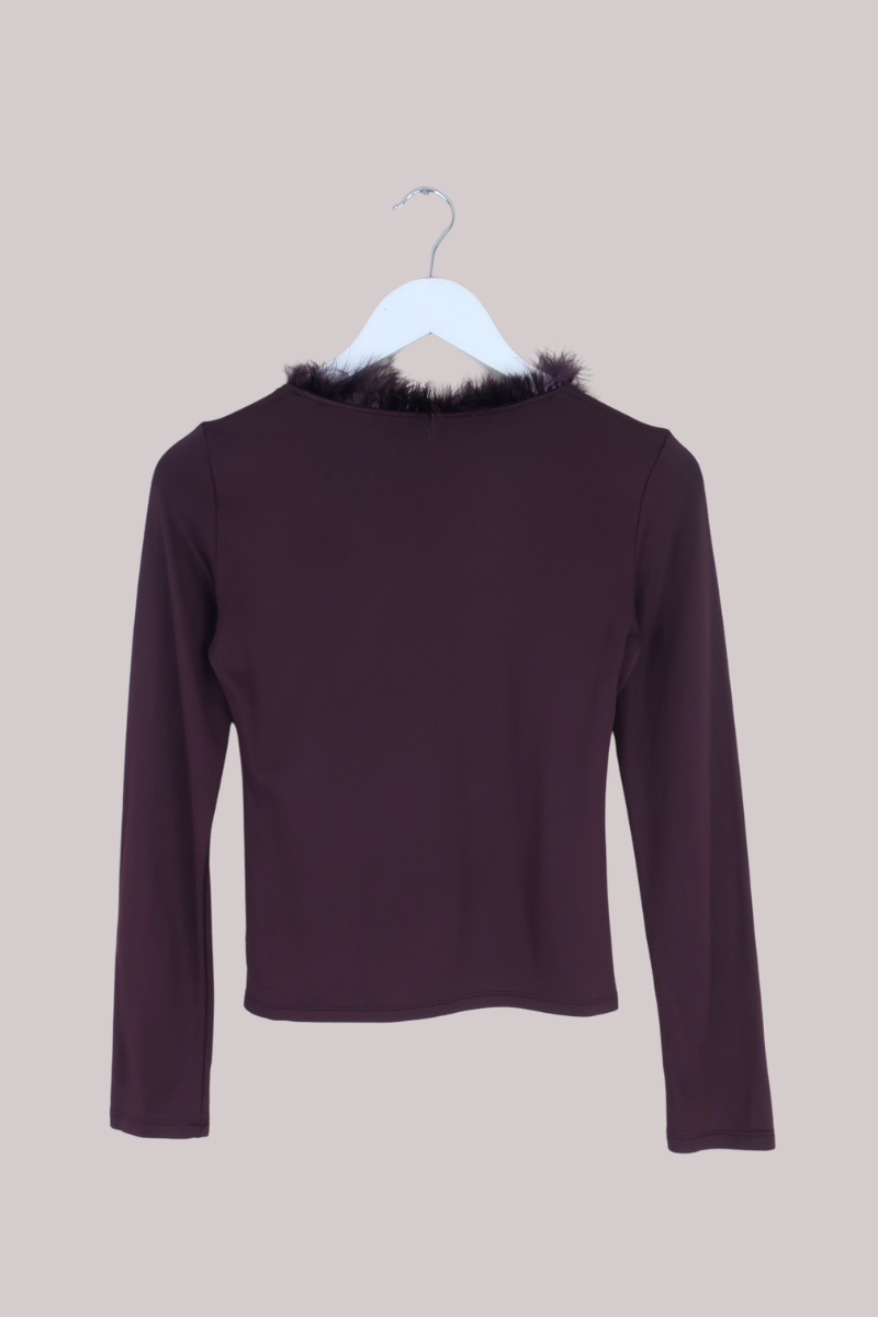 Vintage Top - 90s Mauve - Size M