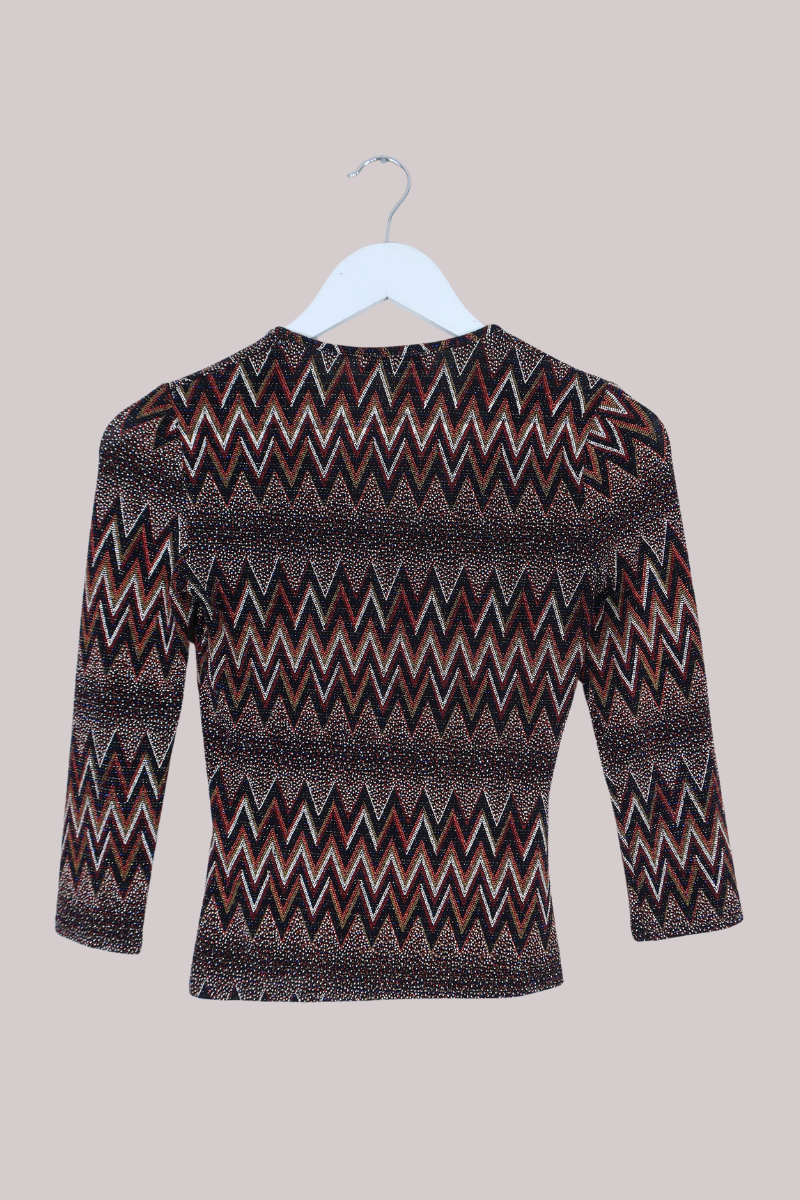 Vintage Top - Bonfire Night - Size S