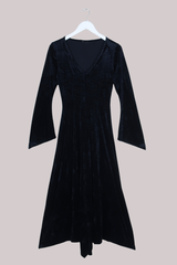 Vintage Dress - Vampire Velvet - Size S