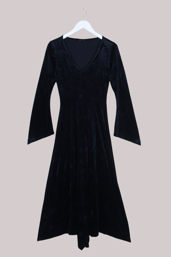 Vintage Dress - Vampire Velvet - Size S