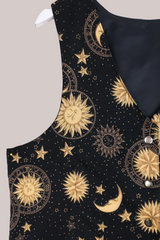 Vintage Celestial Oracle Waistcoat - Size L by All About Audrey
