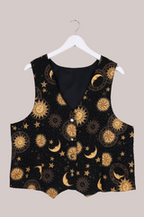 Vintage Celestial Oracle Waistcoat - Size L by All About Audrey