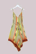 Winona Vintage Sari Jumpsuit in Hues Of Sunrise - Size M