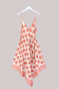 Winona Vintage Sari Jumpsuit in Orange Wine - Size M