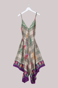 Winona Vintage Sari Jumpsuit in Paintbox Paisley - Size M