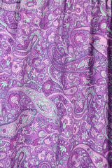 Florence Maxi Dress in Orchid Purple Paisley Floral