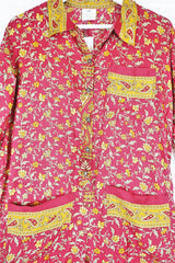 Betty Boilersuit - Indian Sari - Red & Yellow - Size S/M