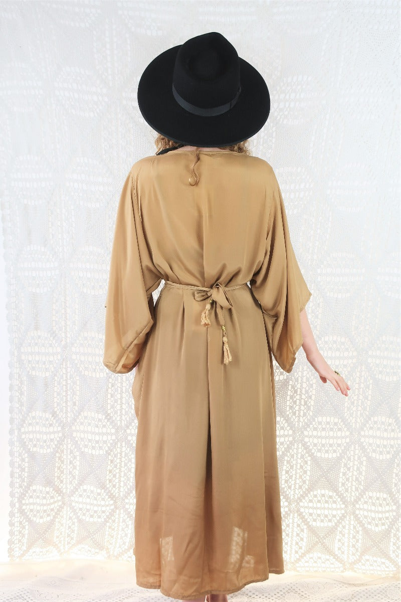 Khroma Aquaria Robe Dress in Golden Sands - Free Size